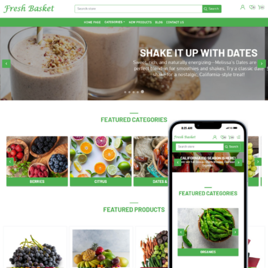 Picture of Fresh Basket Theme for nopCommerce